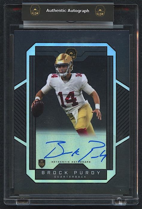 Brock Purdy 2022 Super Glow Black RC Autograph #1/1 | Pristine Auction