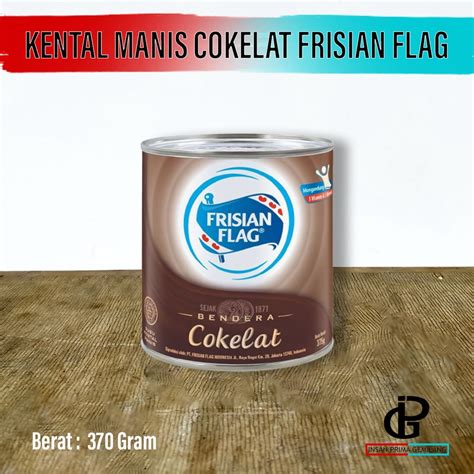 Jual Susu Bendera Kental Manis Cokelat Frisian Flag Kaleng 370gr