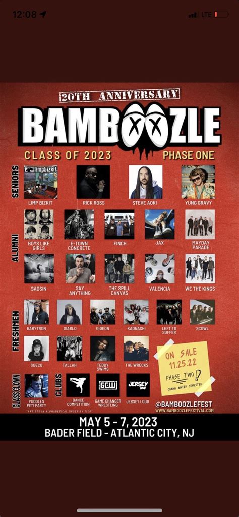 Bamboozle 2023 Rcoachella