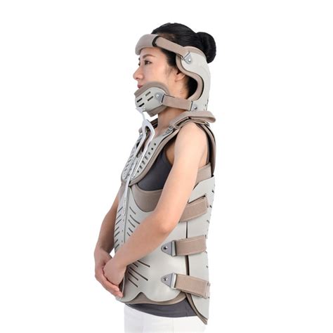 Adult Adjustable Head Neck Thoracic Bracket Lumbar Neck Support