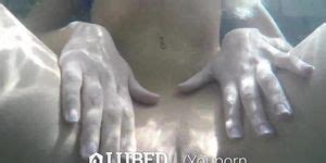 LUBED Oiled Up Blonde Ashlee Mae Gets Fucked On Independence Day