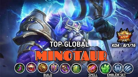 New Meta Minotaur Jungler Minotaur Build Gameplay Top Global