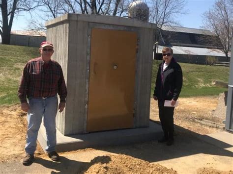 8 Person Storm Shelter For Veteran Project Profile Wieser Concrete