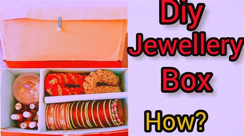 Jewellery Box Making At Home Jewellery Organizing Box For Cardboard