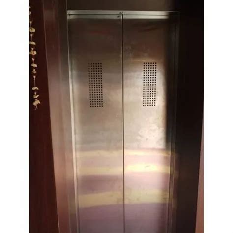 Stainless Steel Geared Passenger Hydraulic Home Elevators Max Persons