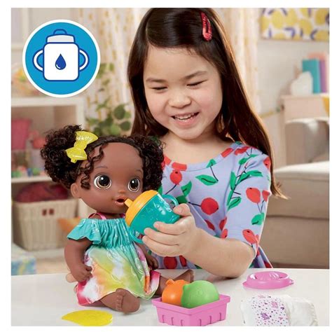 Boneca Baby Alive Hora Do Suco Negra F Hasbro Real Brinquedos