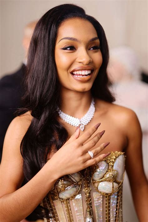 YARA SHAHIDI At 2023 Met Gala Celebrating Karl Lagerfeld A Line Of