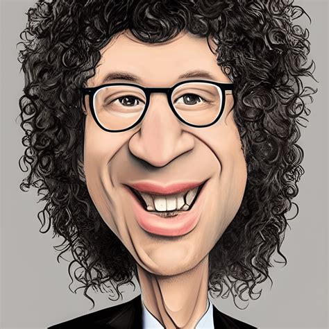 Howard Stern Caricature Graphic · Creative Fabrica