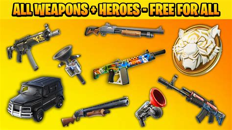 All Weapons Heroes Ffa By Rapiidzz Fortnite