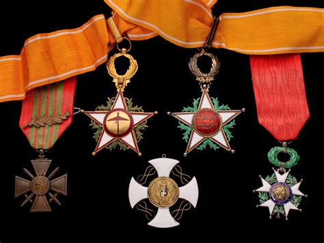 #292: A COLLECTION OF FIVE ORDER MEDALS