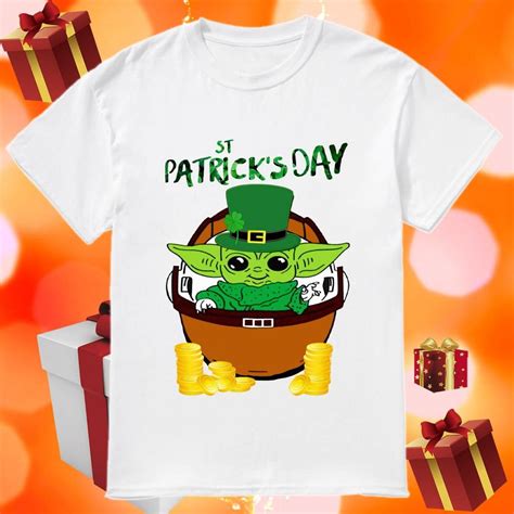 Baby Yoda Happy St Patricks Day Shirt Birthday Shirts Idea Store