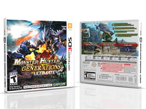 Viewing full size Monster Hunter: Generations - Ultimate box cover