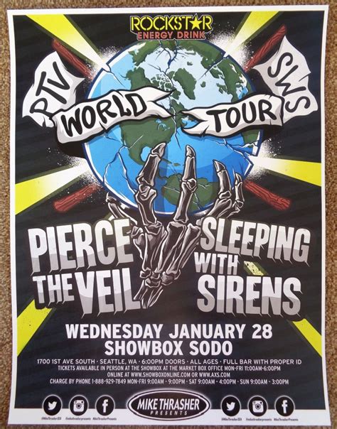 Sleeping With Sirens Concert Poster