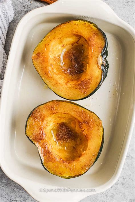 Microwave Acorn Squash Spend With Pennies