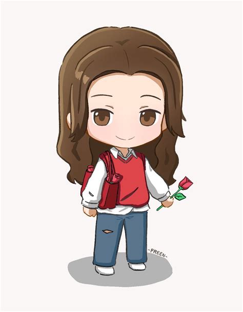 Freen Sarocha Anime Chibi Anime Chibi
