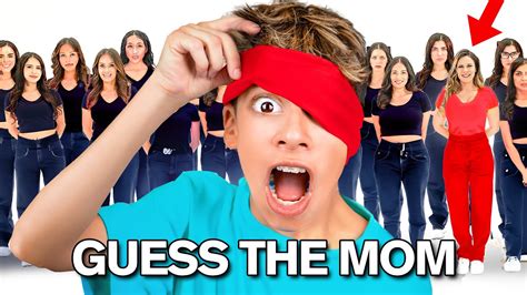 Son Tries To Find His Mom Blindfolded Youtube