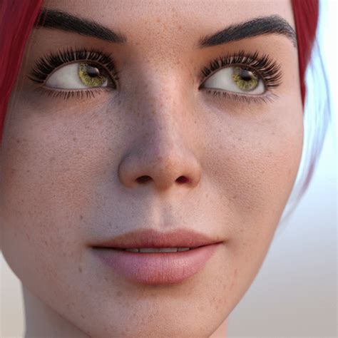 Nikki Portrait 3d Render Renderhub Gallery