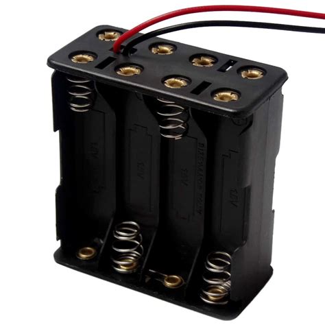 8 X Aaa Battery Holder Box Phipps Electronics