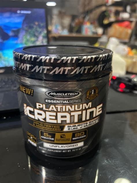 MuscleTech Creatine Monohydrate Powder Platinum Creatine Powder