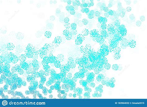 Light Blue Green Vector Template With Chaotic Shapes Stock Vector