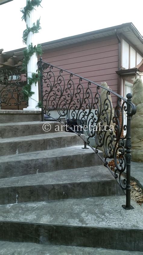 Best Outdoor Stair Railings From Wood Glass Wrought Iron