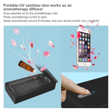 Smart Phone Uv Sanitizer Portable Uv Light Cell Phone Sterilizer