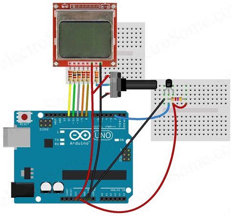 Digital Thermometer Using Arduino And Ds18b20 Sensor Hot Sex Picture