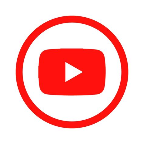 YouTube Round Icon Vector - (.Ai .PNG .SVG .EPS Free Download)