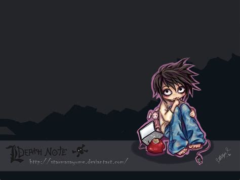 L Lawliet Death Note Wallpaper 138133 Zerochan Anime Image Board