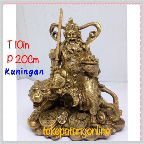 Jual Patung Han Tan Kong Kuningan In Di Lapak Toplaris Store