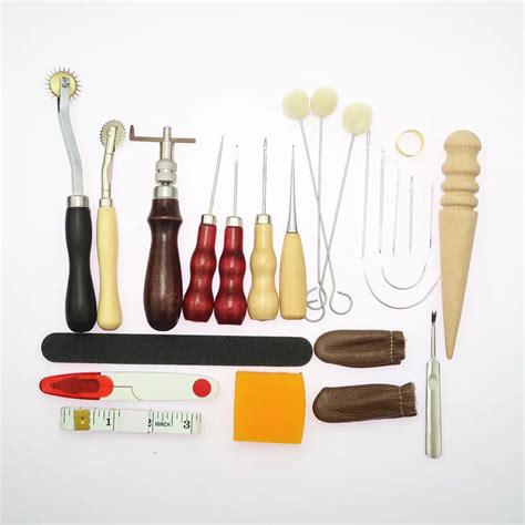 Pcs Set Leather Craft Hand Tools Kit Leather Working Saddle Making