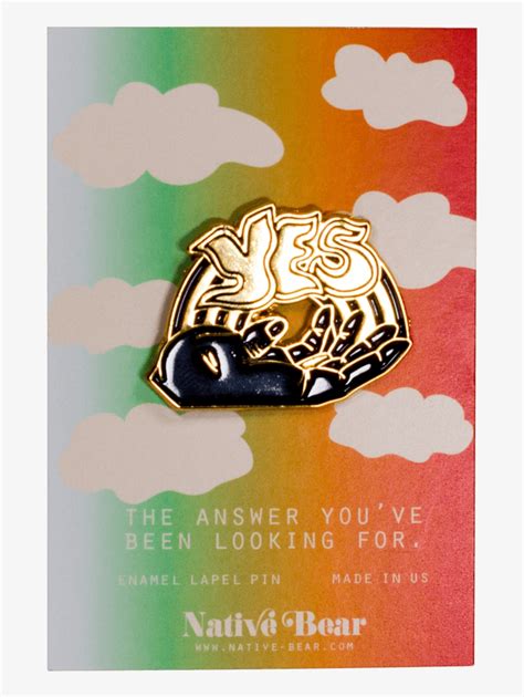 Download Transparent Yes Enamel Lapel Pin Poster Pngkit