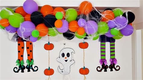 Decoraci N Con Globos Halloween Decoration Balloons Halloween Youtube