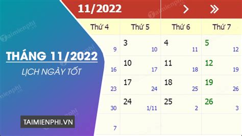 Ngày tốt tháng 11 năm 2022 xem ngày đẹp giờ tốt tháng 11 2022