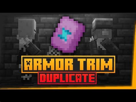 HOW To DUPLICATE The SPIRE AMOR TRIM SMITHING TEMPLATE On Minecraft