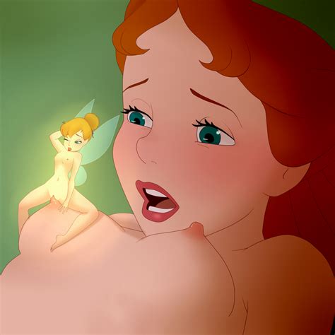 Rule 34 2girls Blonde Hair Blue Eyes Blush Breasts Brown Hair Disney