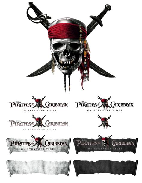 Pirates Of The Caribbean 4 Skull And Title Logos By Sachso74 On