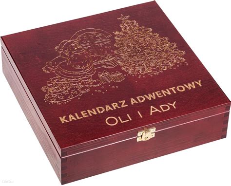 Bartu Kalendarz Adwentowy Drewniany Dla Dzieci Prezent Opinie I