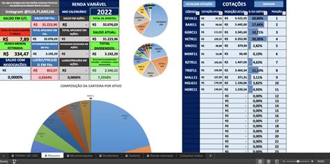 Planilha De Fiis Controle Seus Investimentos Investidor De Fiis