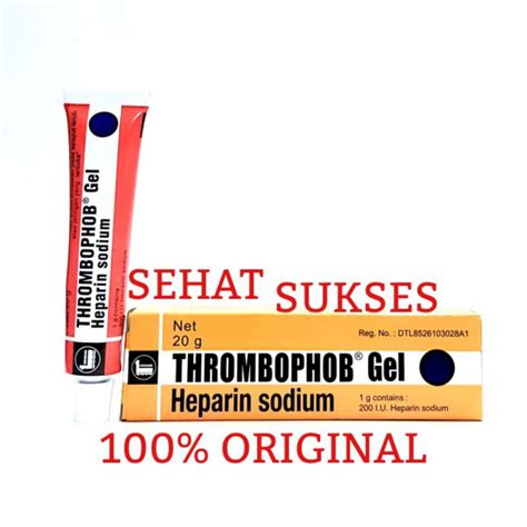 Jual THROMBOPHOB GEL 20 GRAM OBAT SALEP LUKA MEMAR Shopee Indonesia