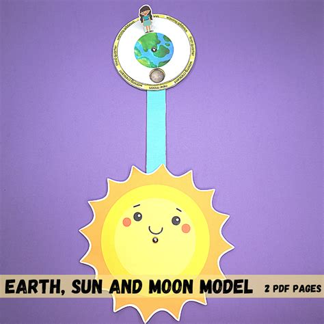 Earth, Sun and Moon Model - bee.a.maker