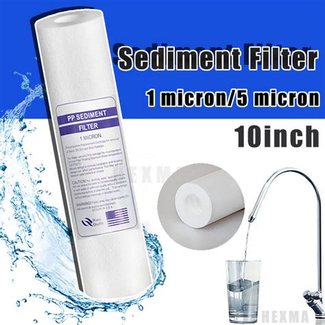 PP Sediment Filter 10 Inch 110g Water Filter Cartridge 1 Micron 5