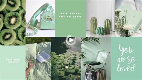 Aesthetic Desktop Wallpaper Green