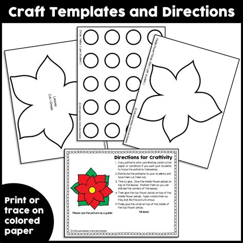 Poinsettia Craft Activity - Crafty Bee Creations