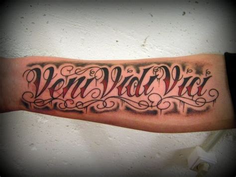 Veni Vidi Vici Tattoos With Explained Meaning Tattooswin