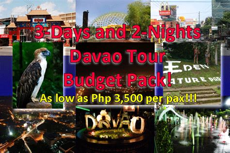 Davao Budget Pack 3d2n 2020 Realbreeze Davao Tour Packages