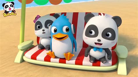 Babybus Bayi Panda Liburan Ke Pantai Baby Bus Ice Cream Youtube