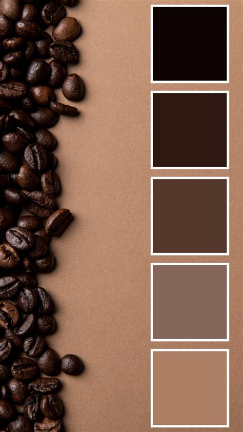 Rich Coffee Bean Color Palette