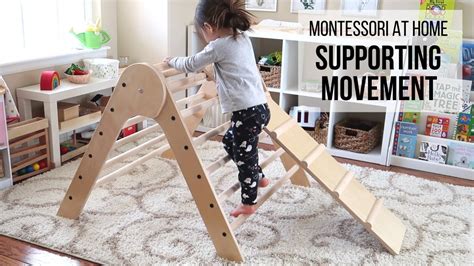 Montessori At Home Supporting Movement And Gross Motor Skills Youtube