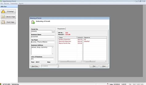 Business Permit System User Interface And Features